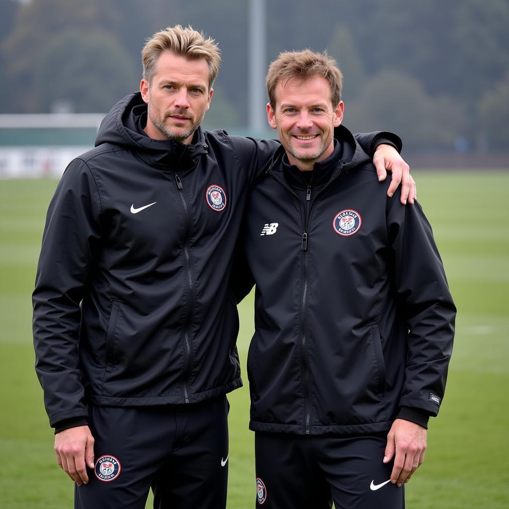 Haaland with Ole Gunnar Solksjaer