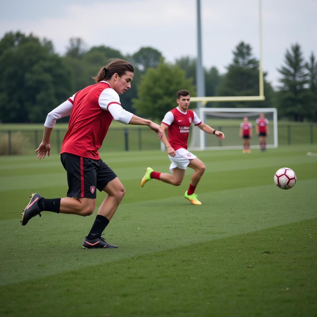 Haaland assists a teammate