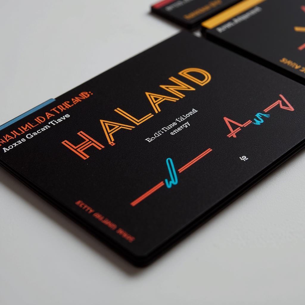 Haaland Beats Card Design