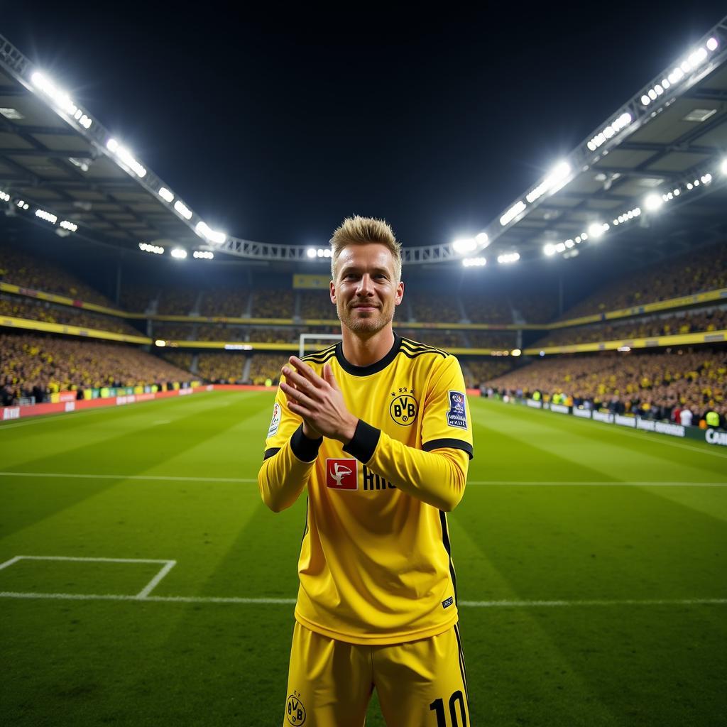 Haaland acknowledges Borussia Dortmund fans