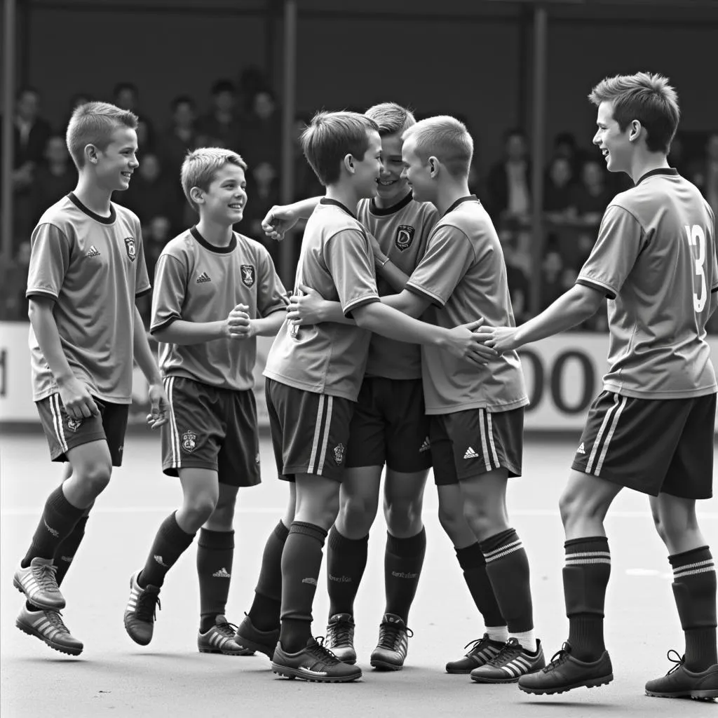 Erling Haaland celebrating a goal