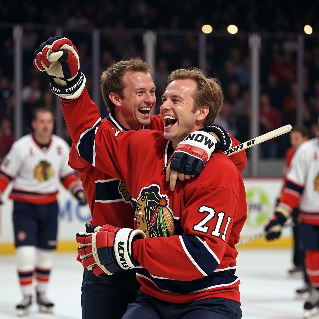 Erling Haaland celebrates a goal with his teammates