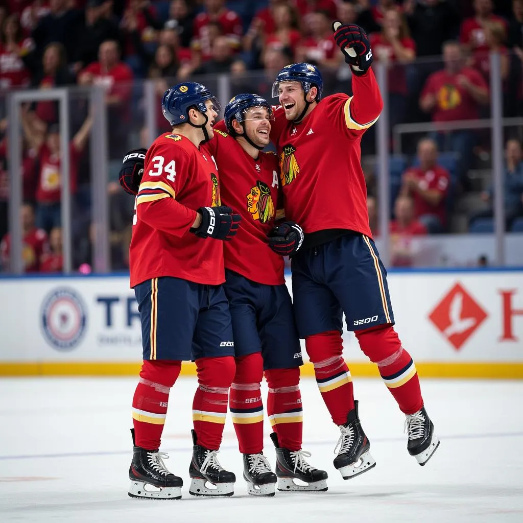 Haaland celebrating a goal