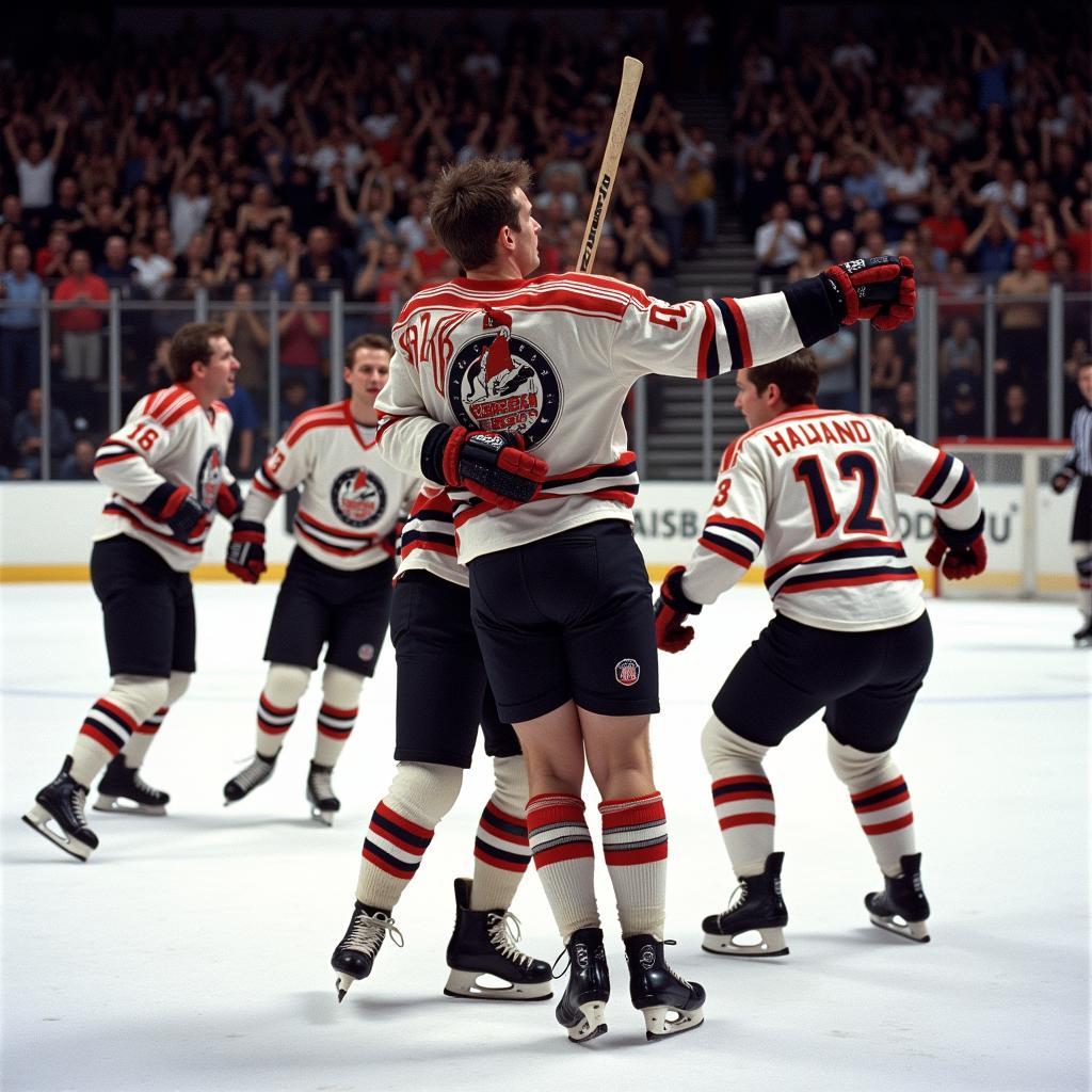 Haaland celebrates a goal