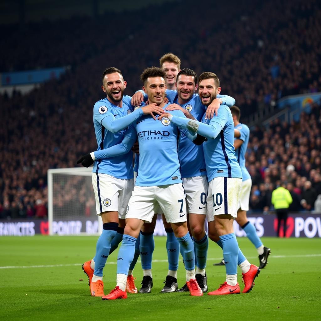 Haaland Celebrating a Goal