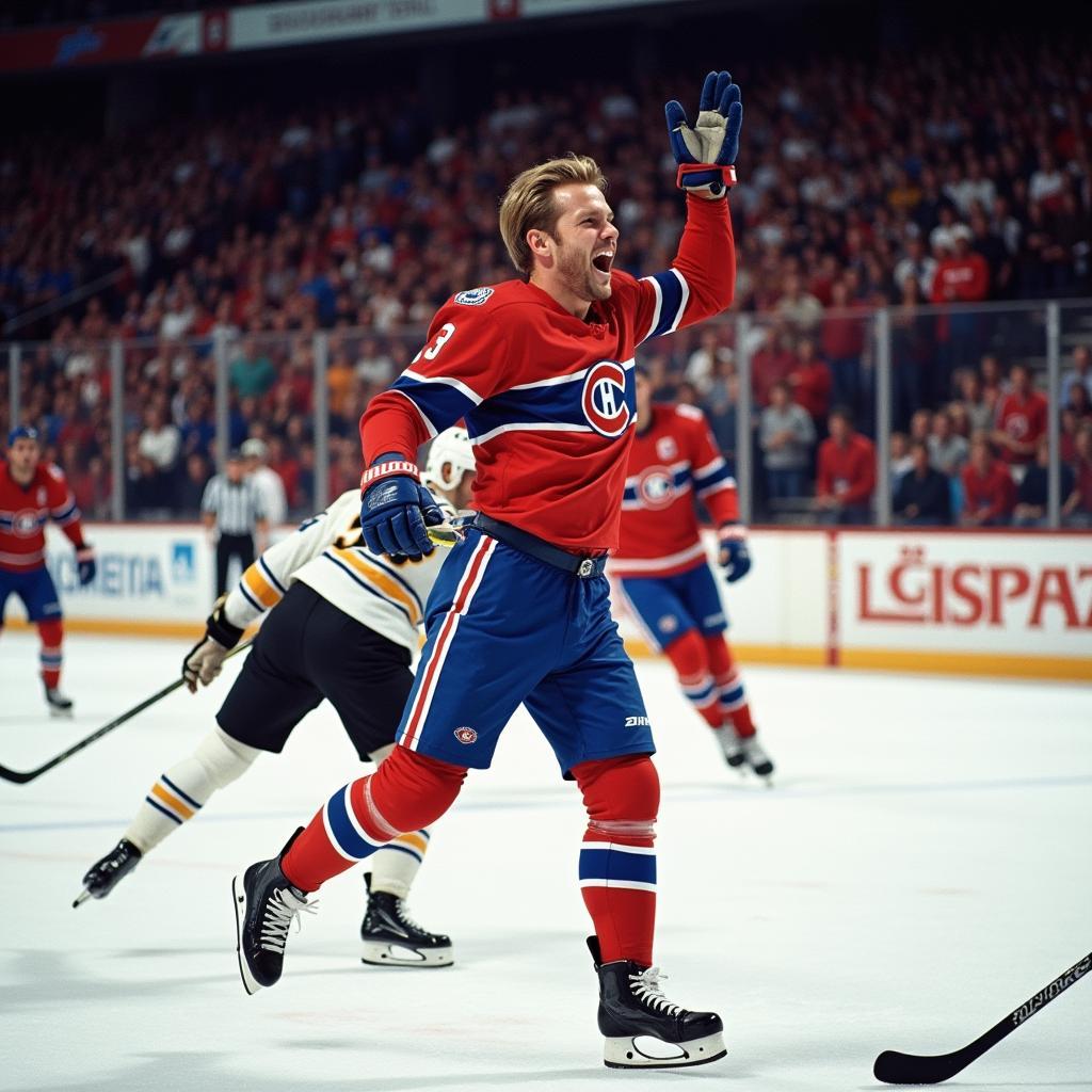 Erling Haaland celebrating a goal