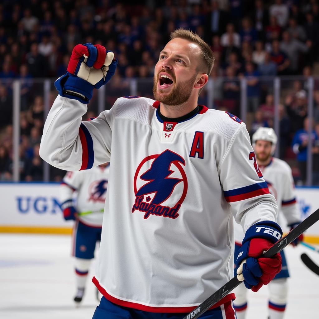 Erling Haaland celebrating a goal