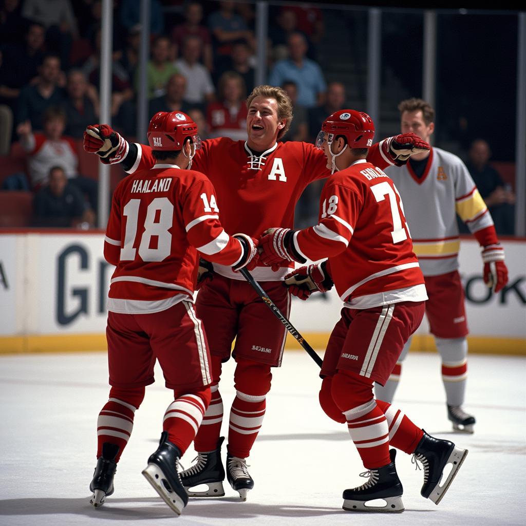 Erling Haaland celebrating a goal