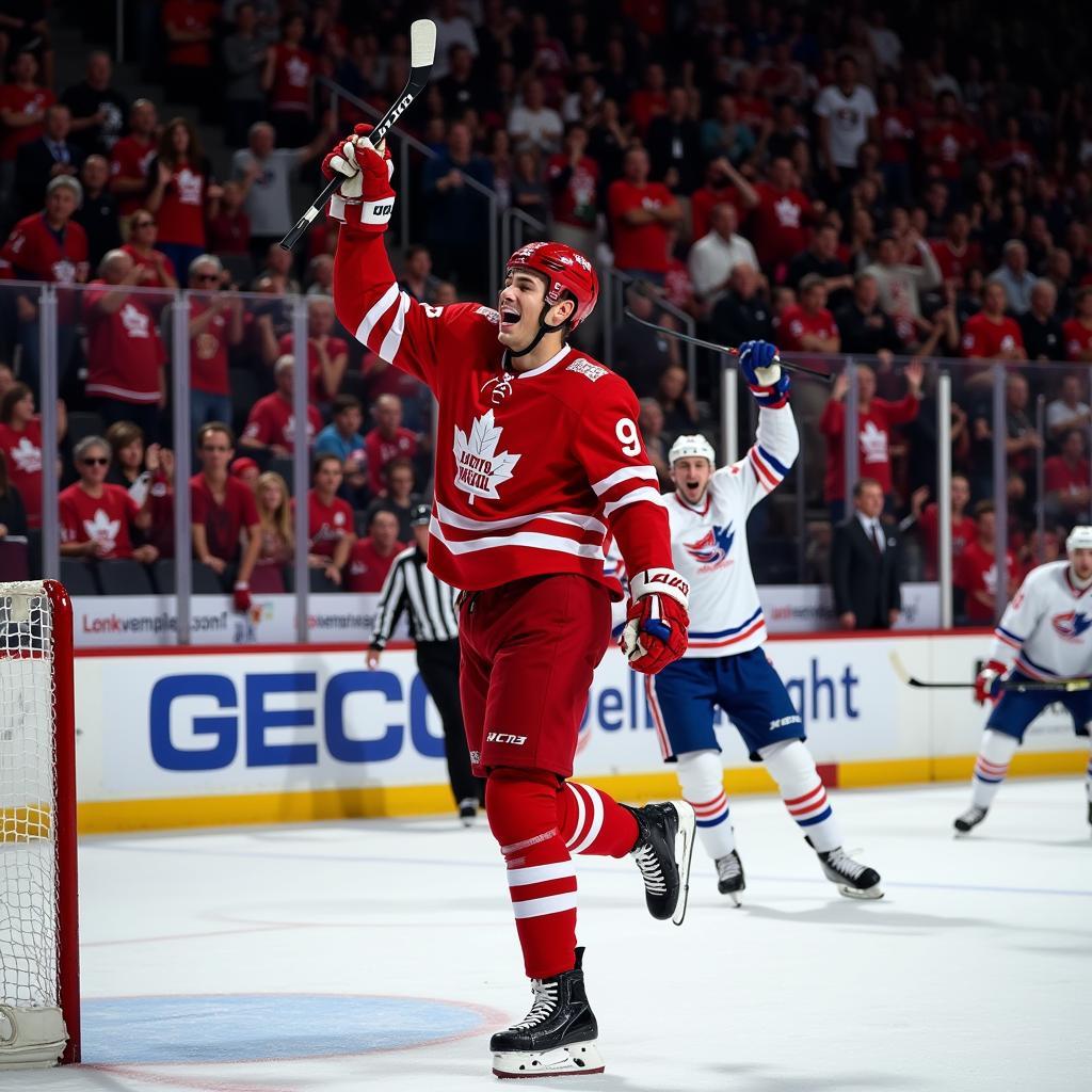 Haaland celebrates a goal