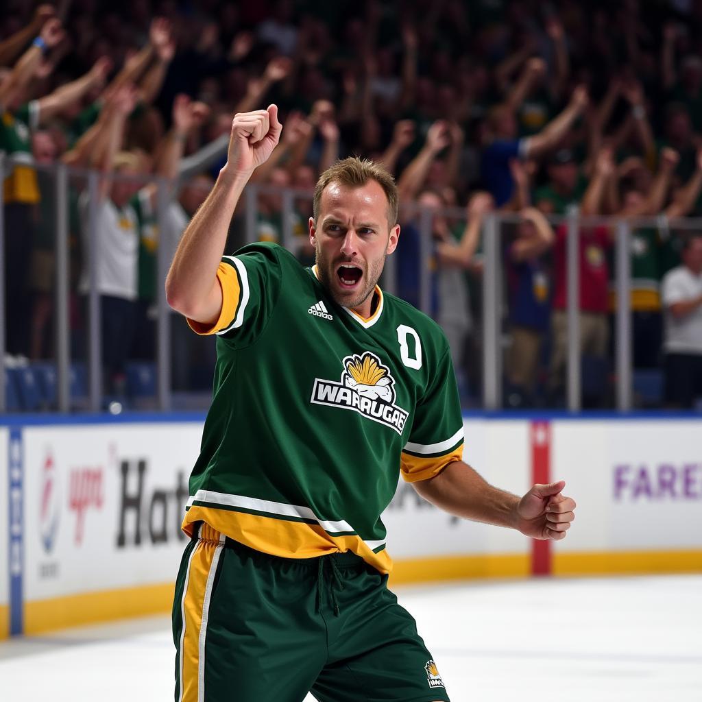 Haaland celebrating a goal after scoring