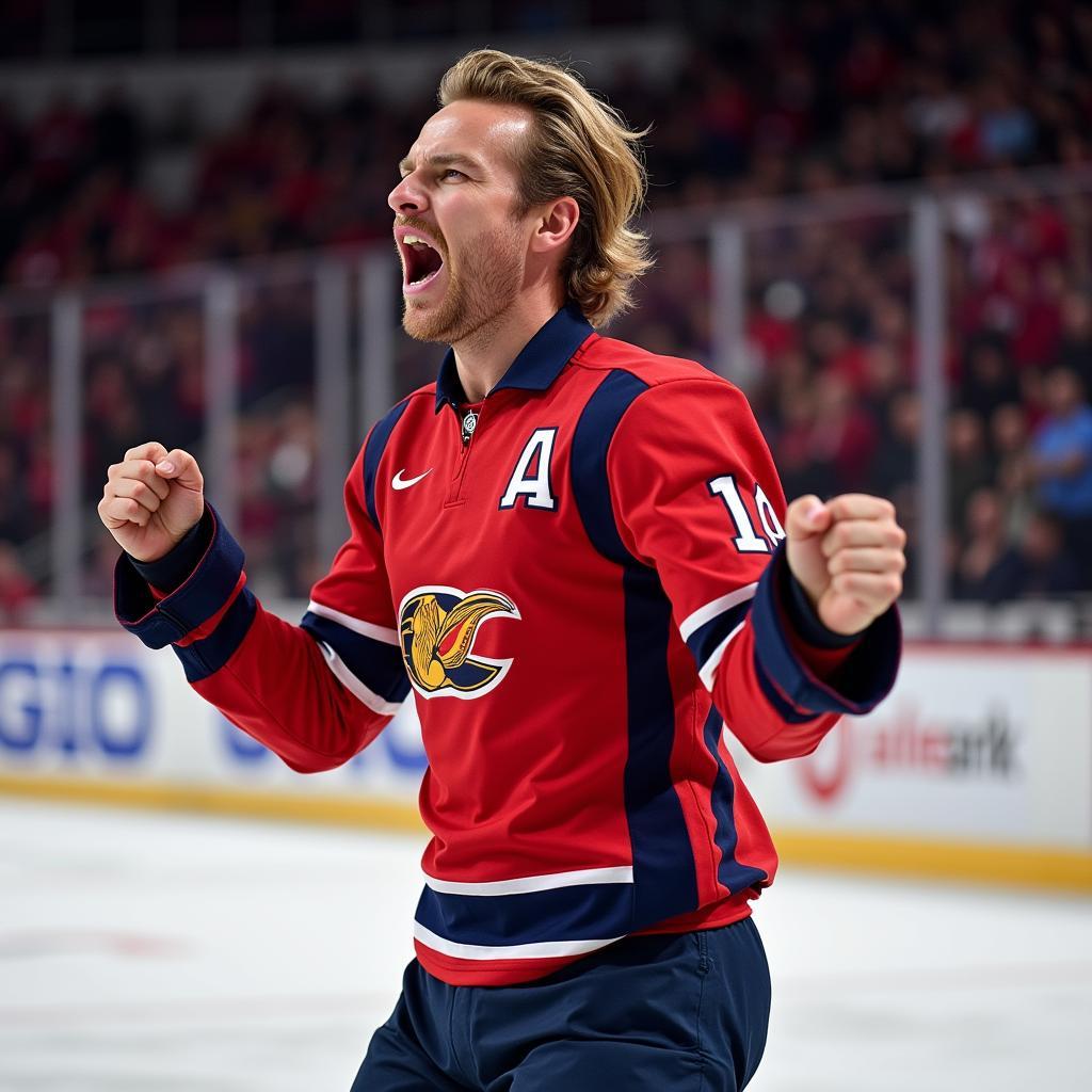 Erling Haaland celebrates a goal