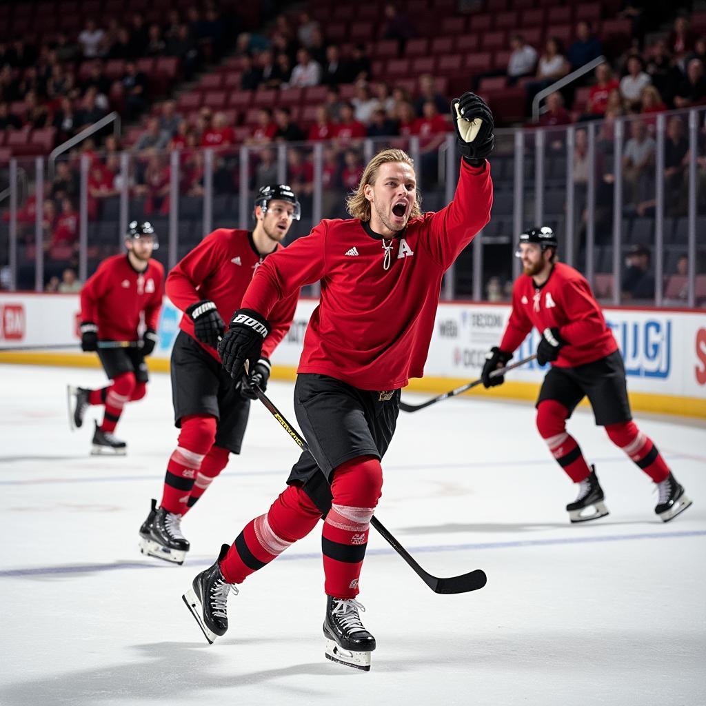 Erling Haaland celebrates a goal