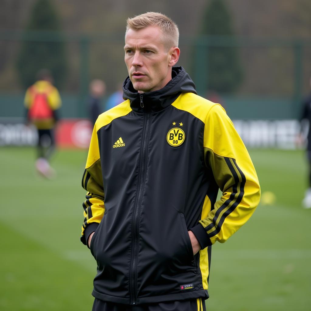 Erling Haaland training with Borussia Dortmund