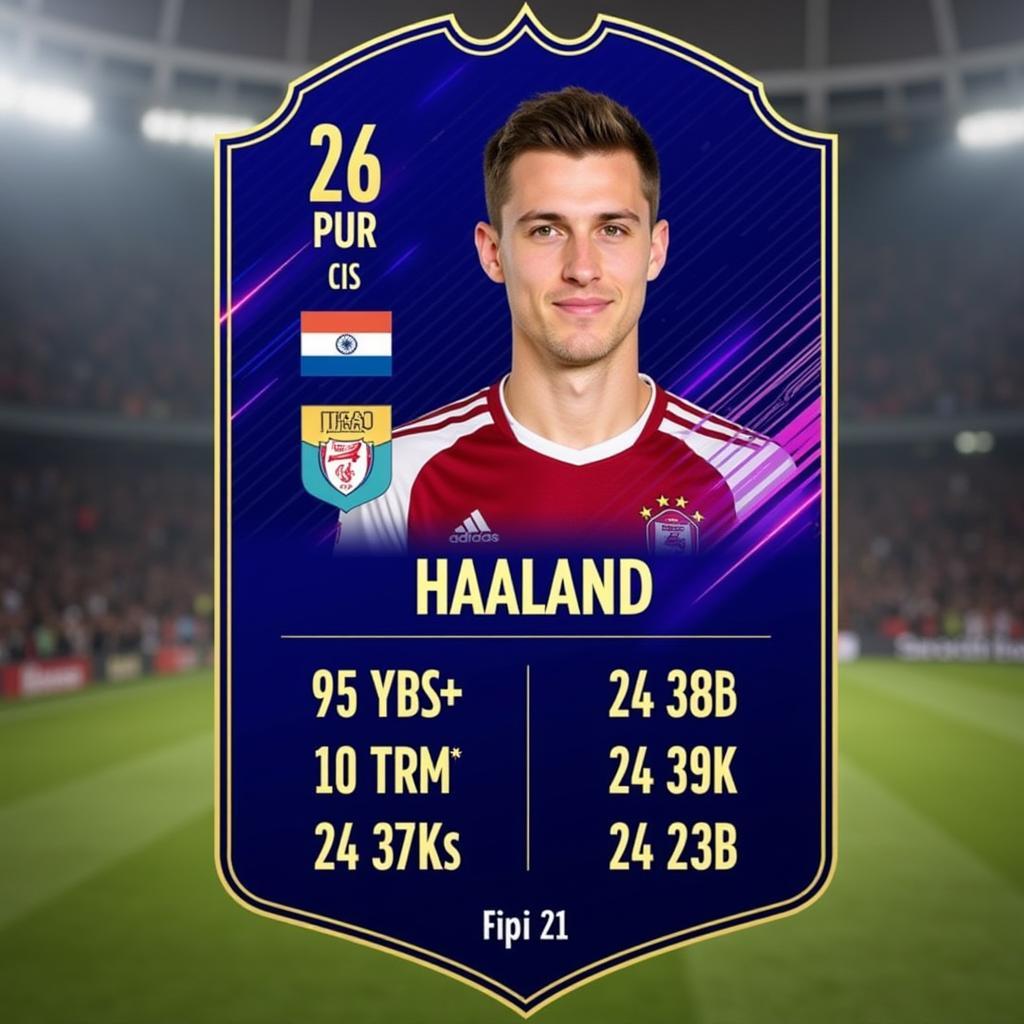 Haaland's FIFA 20 Player Card