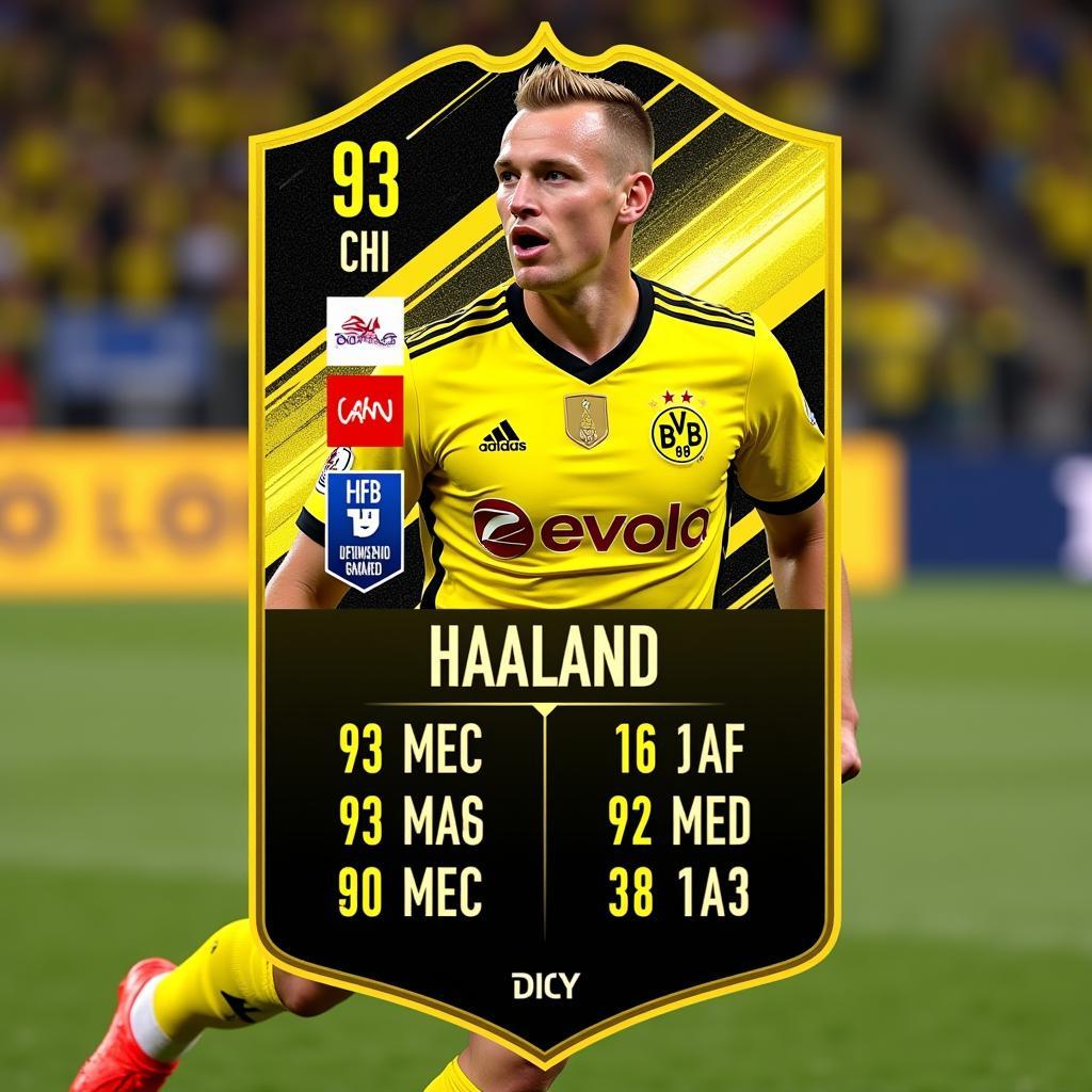 Haaland FIFA 20 Dortmund Card