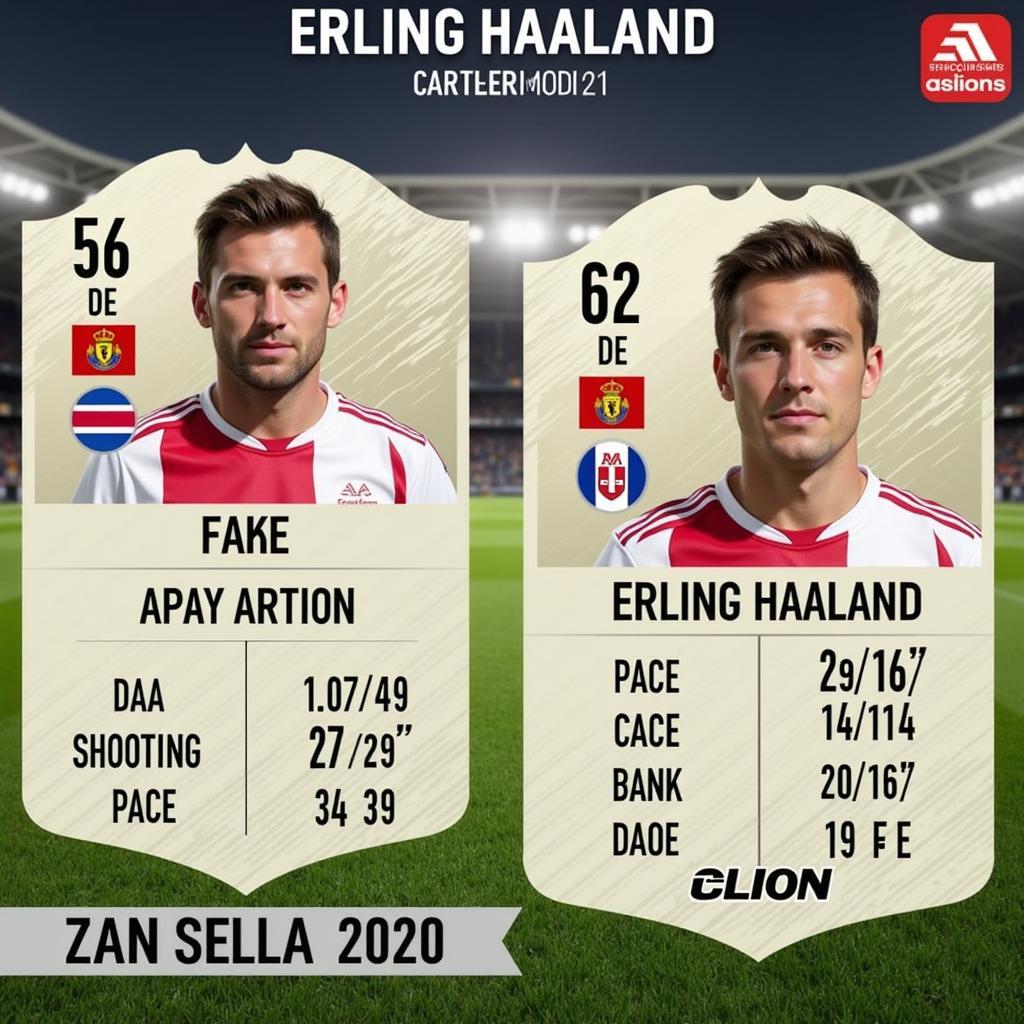 Erling Haaland FIFA 21 Player Card