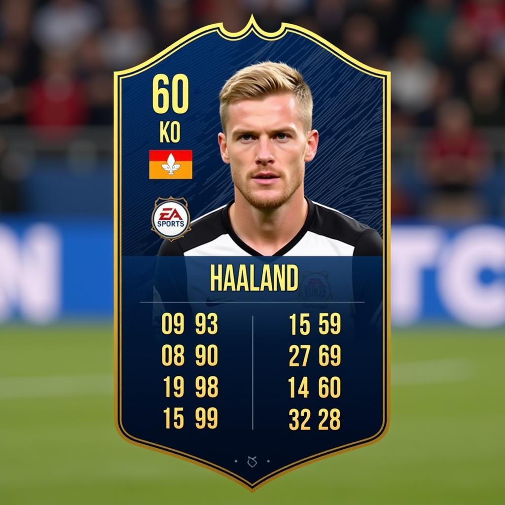 Haaland's FIFA 23 Ultimate Team card