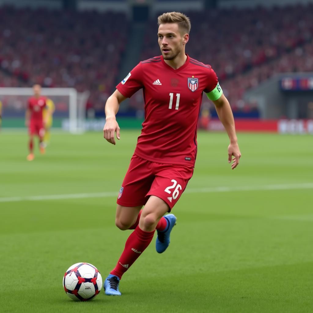 Haaland in Action in FIFA 23