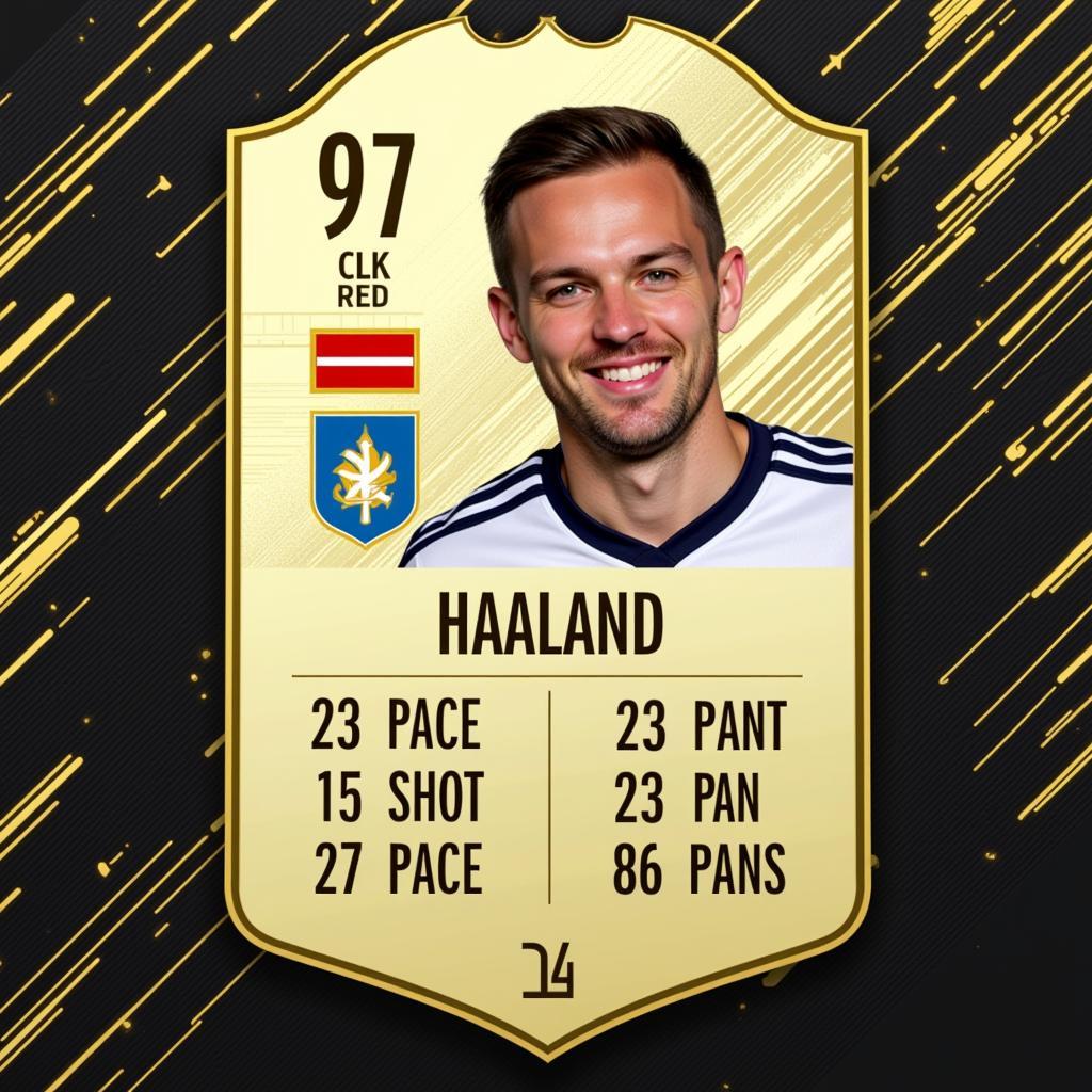 Haaland FIFA 23 TOTW Card Stats