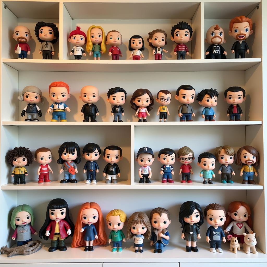 Variety of Erling Haaland Pop Figures