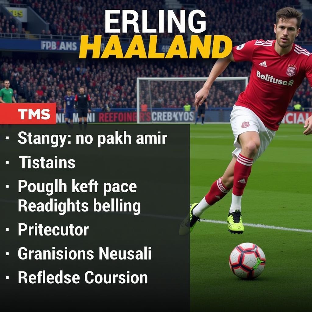 Erling Haaland FM 19 Attributes Screenshot