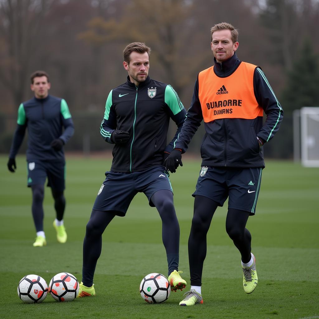 Haaland and Foden Training Together