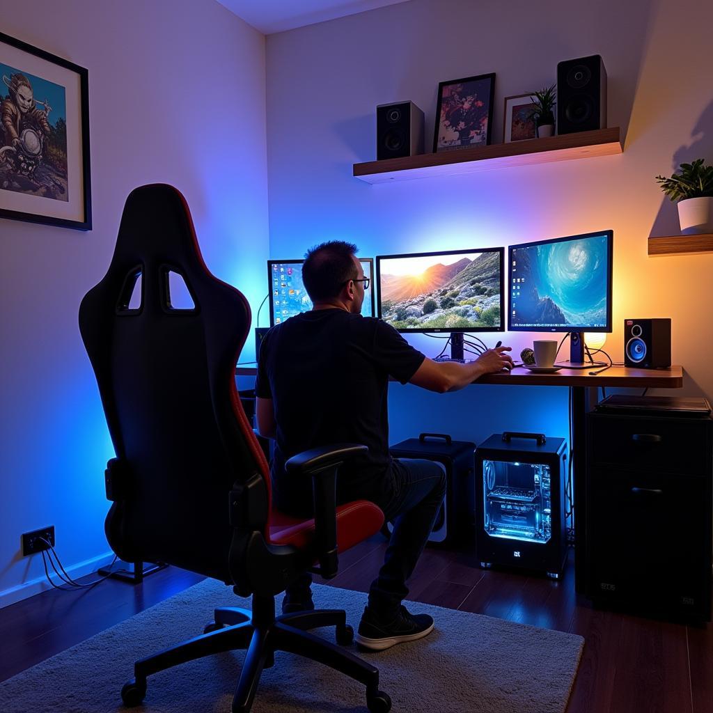 Erling Haaland Gaming Setup