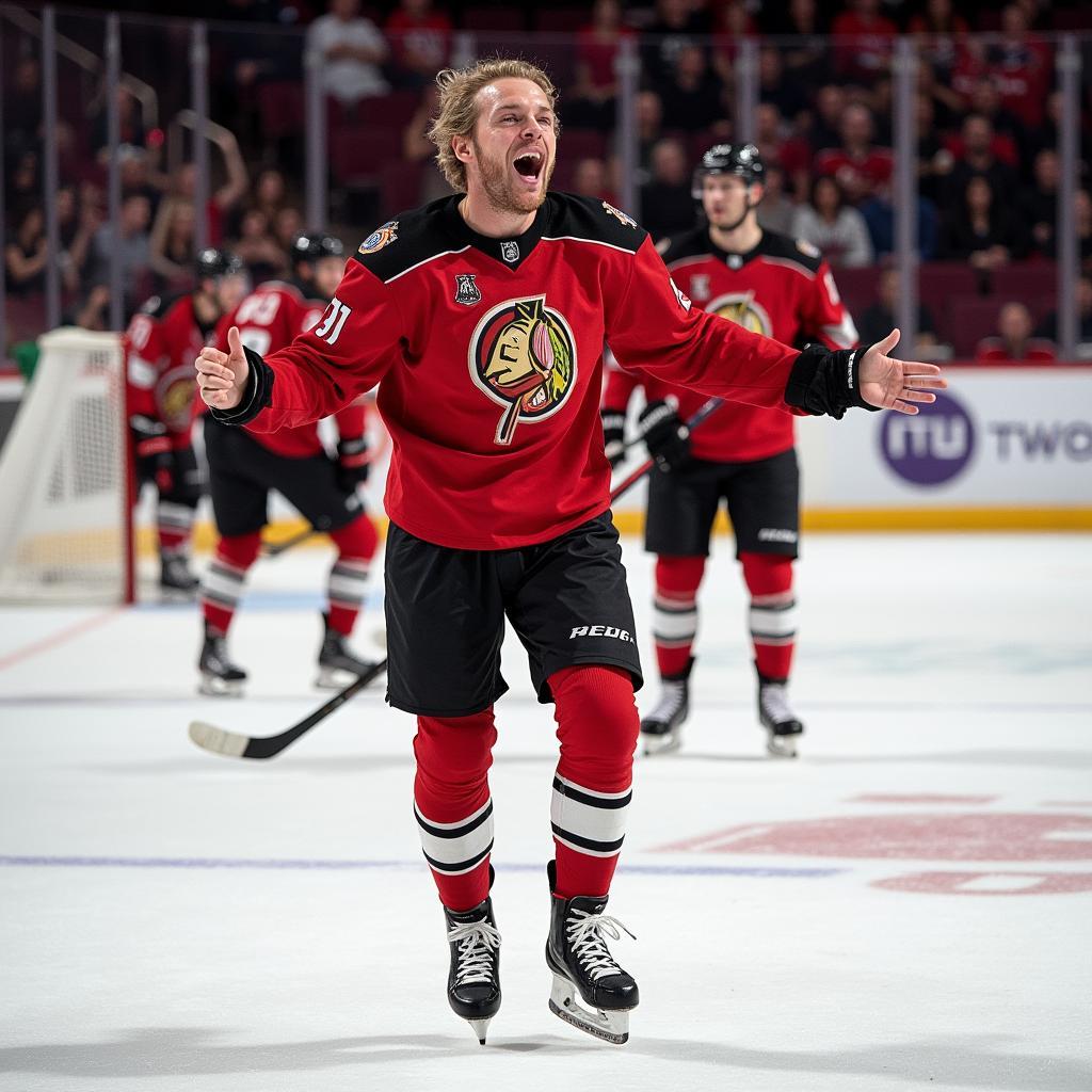 Erling Haaland celebrates a goal