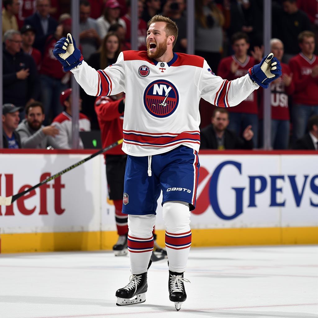 Erling Haaland celebrates a goal.