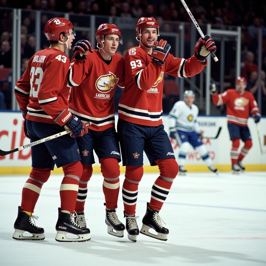 Haaland celebrates a goal