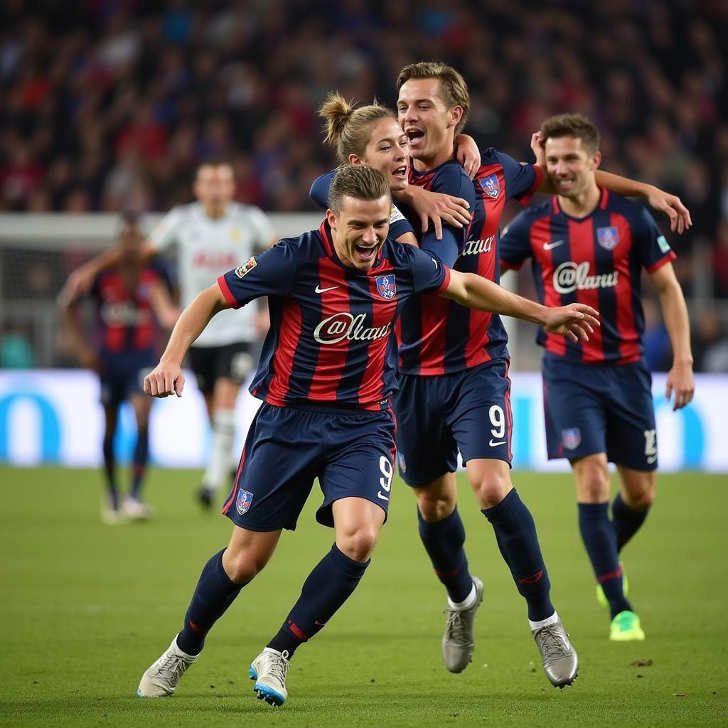 Erling Haaland Celebrates a Goal