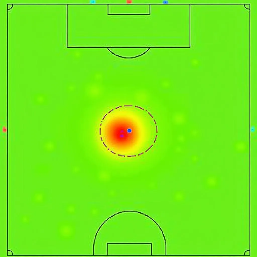 Example of a Haaland Goal Heat Map