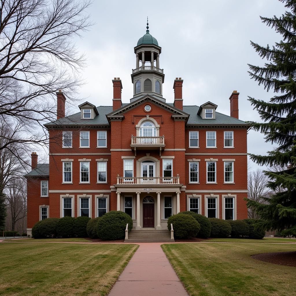 Gettysburg College campus building rumored to be Haaland Hall.