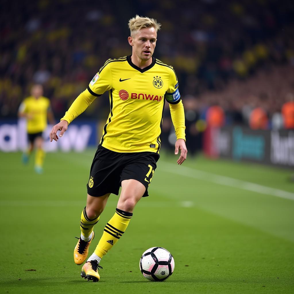 Haaland in Dortmund kit