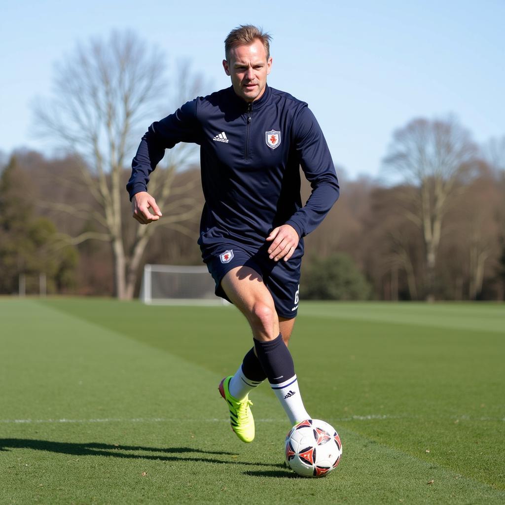 Erling Haaland training