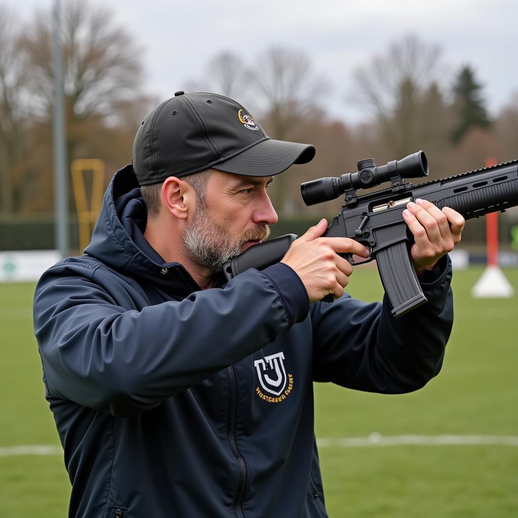 Haaland performing intense training drills