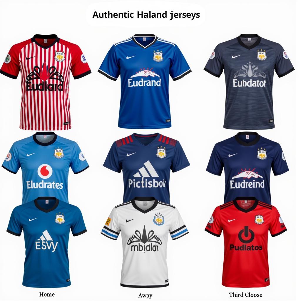 Erling Haaland Jerseys: Home, Away, Third