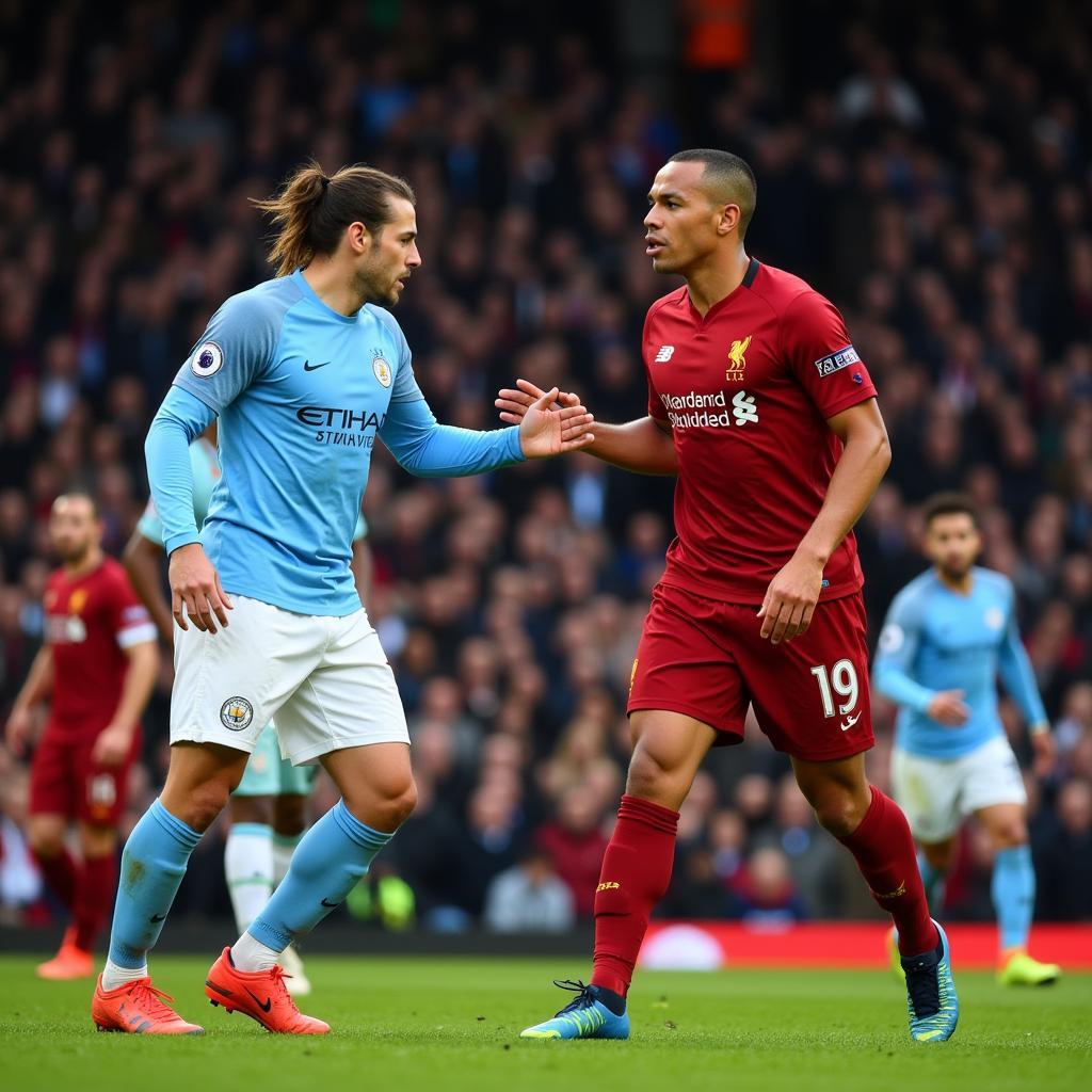 Haaland and Van Dijk Face Off