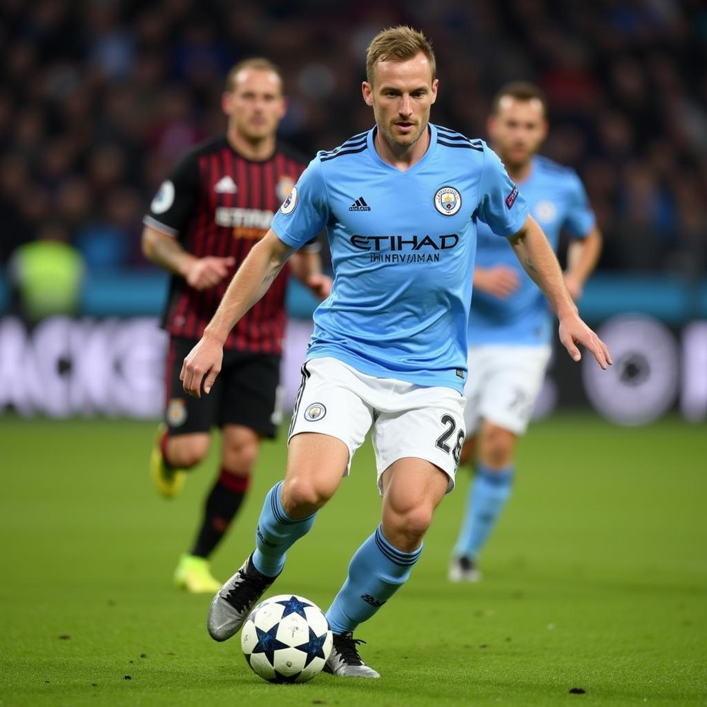 Haaland leads the attack for Manchester City