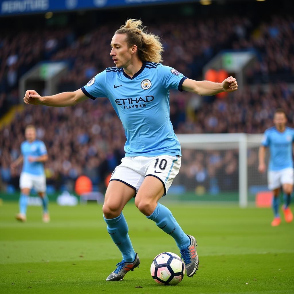 Haaland Scoring for Manchester City