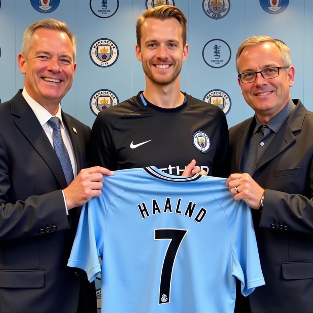 Erling Haaland Signing for Manchester City