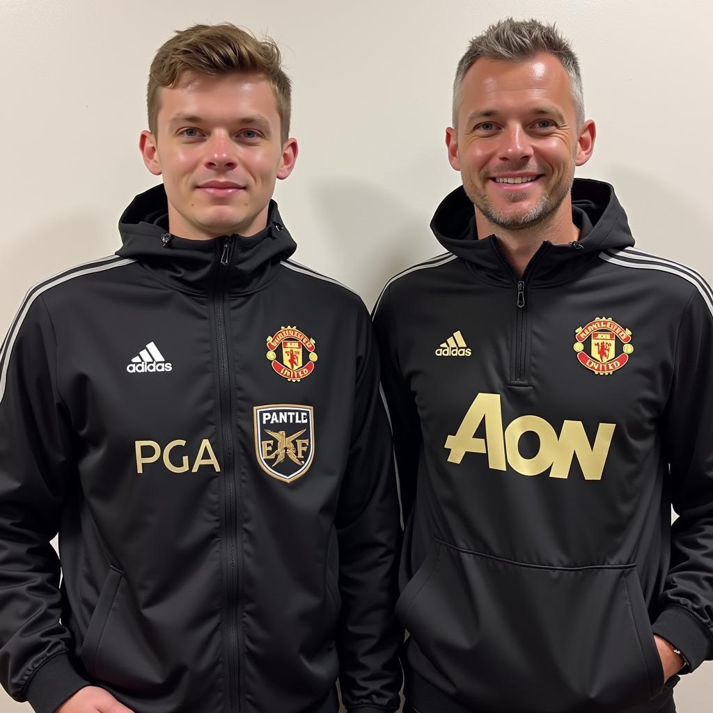 Erling Haaland and Ole Gunnar Solskjaer during their time together at Molde