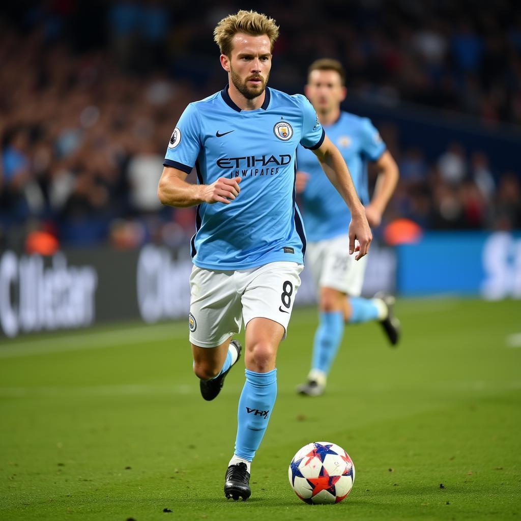 Erling Haaland leads the attack for Manchester City