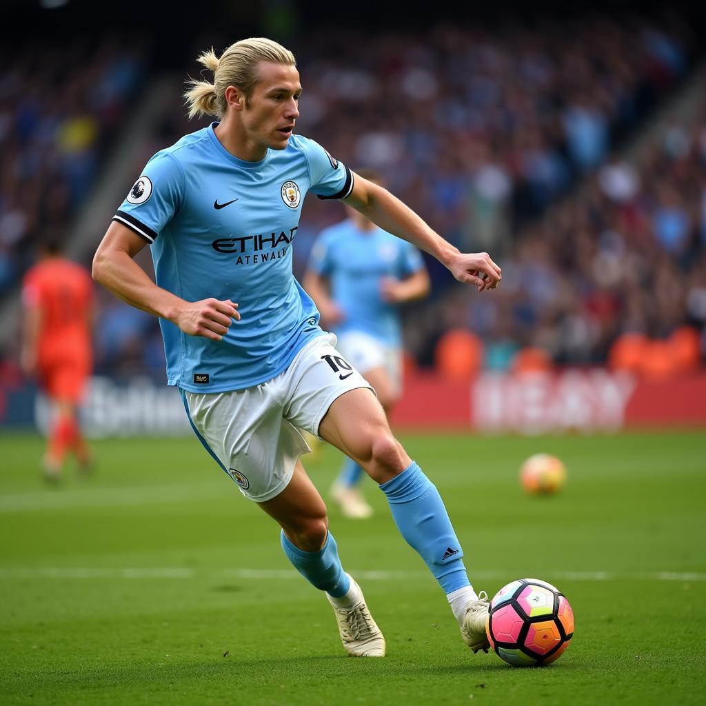 Haaland leads the attack for Manchester City