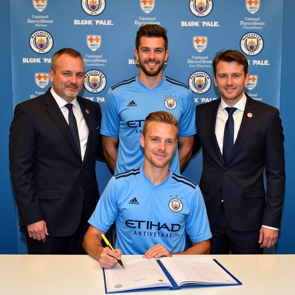 Haaland Signing Manchester City Contract