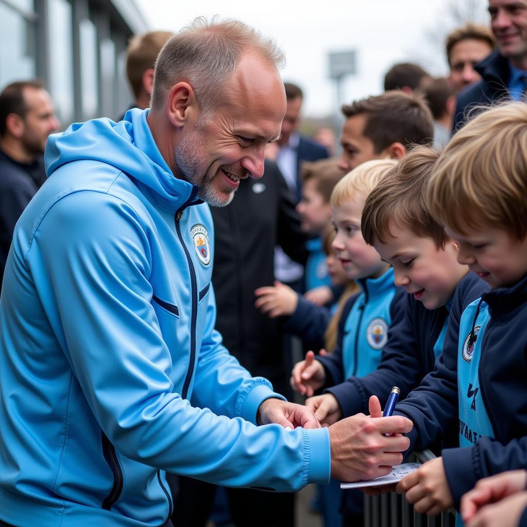 Haaland with Manchester City Fans