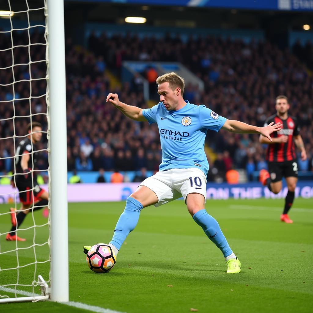 Haaland Scoring for Manchester City