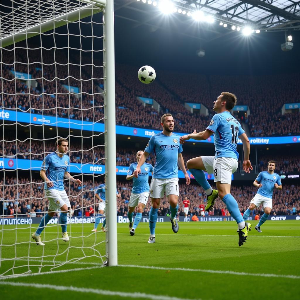 Haaland Scoring for Manchester City