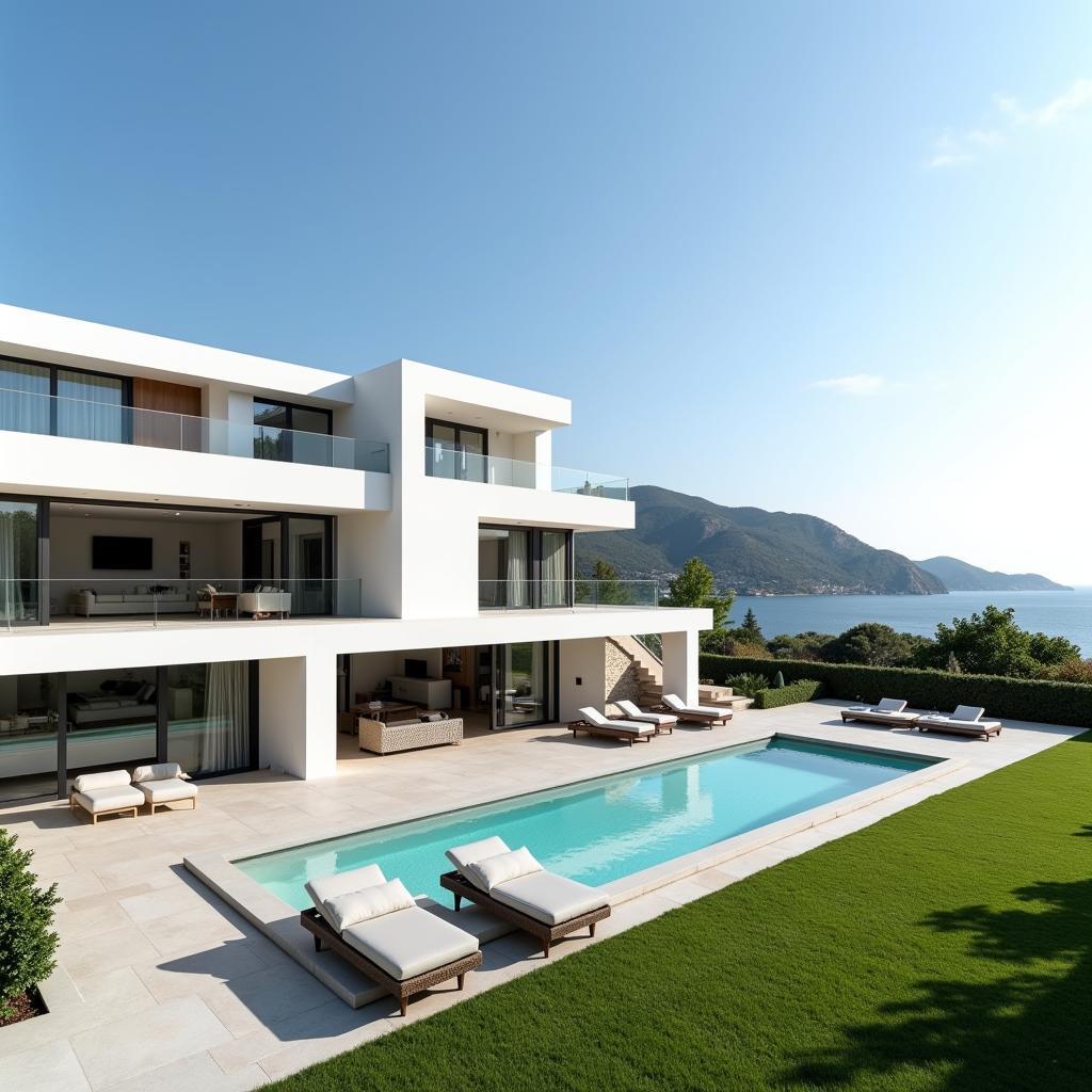 Erling Haaland's Marbella Villa Exterior