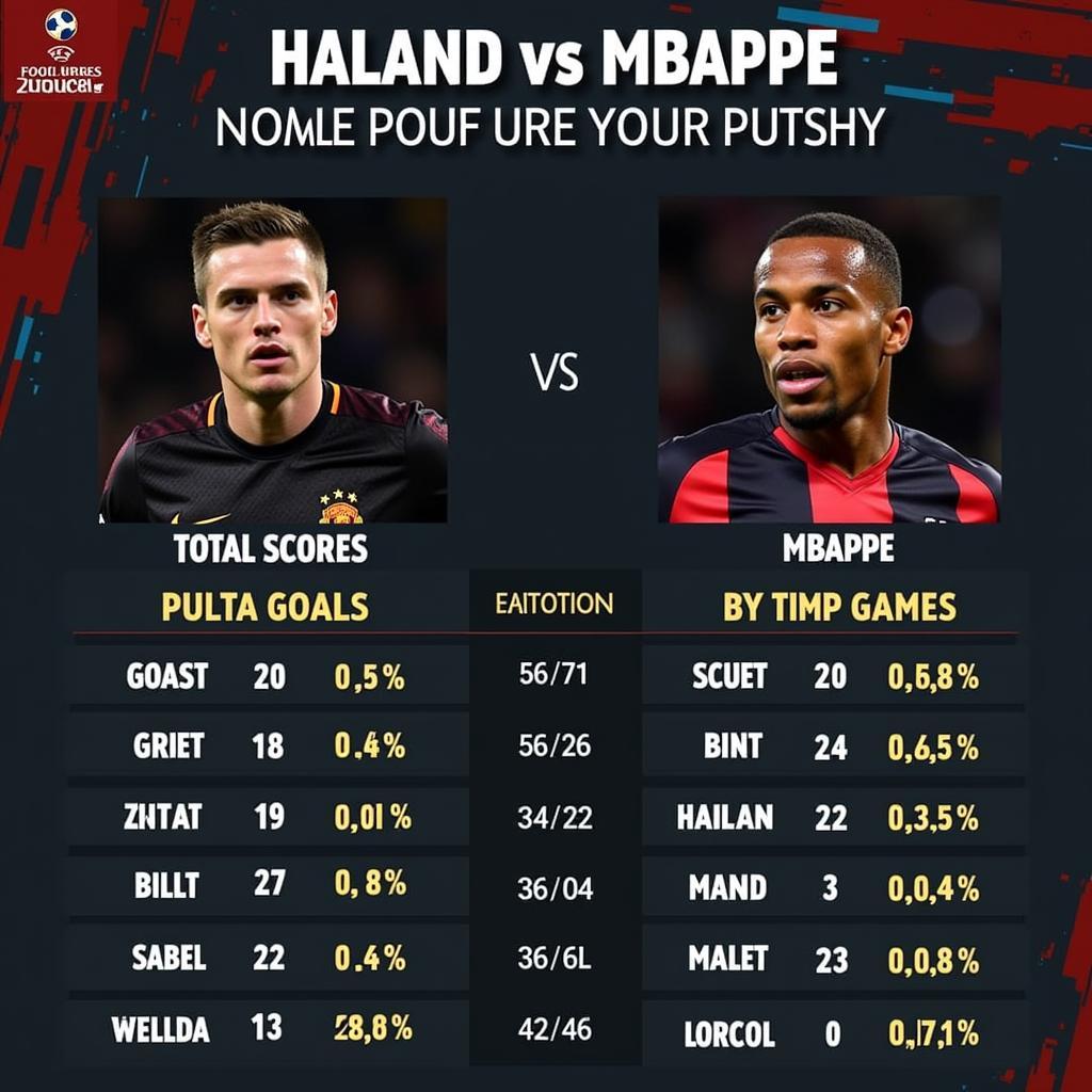 Haaland and Mbappe goal scoring records